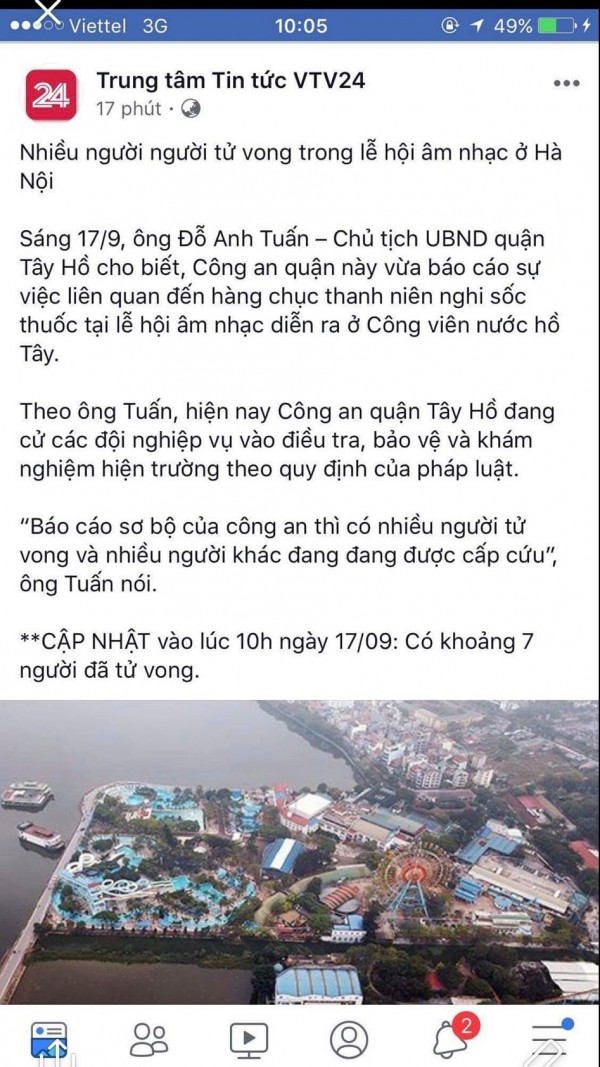 Chấn động: 7 người tử vong nghi do sốc thuốc tại lễ hội âm nhạc ở Hồ Tây