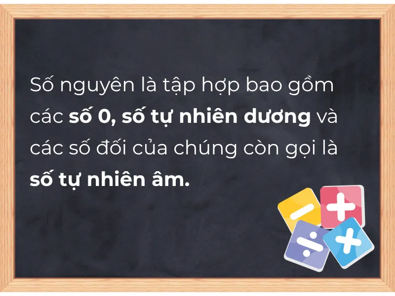 Số nguyên là gì ví dụ?