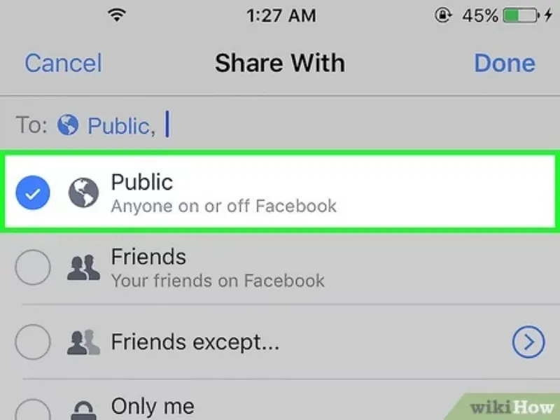 Public là gì? Public trên facebook có nghĩa là gì