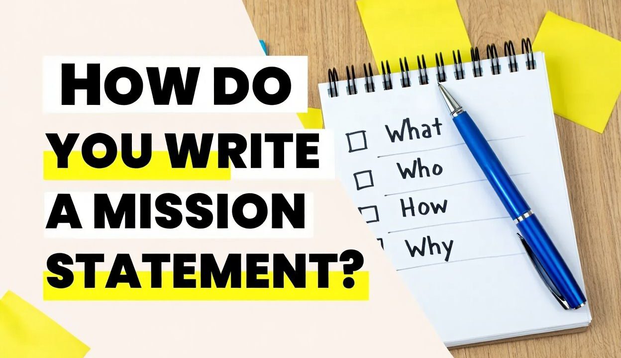 How do you write a mission statement