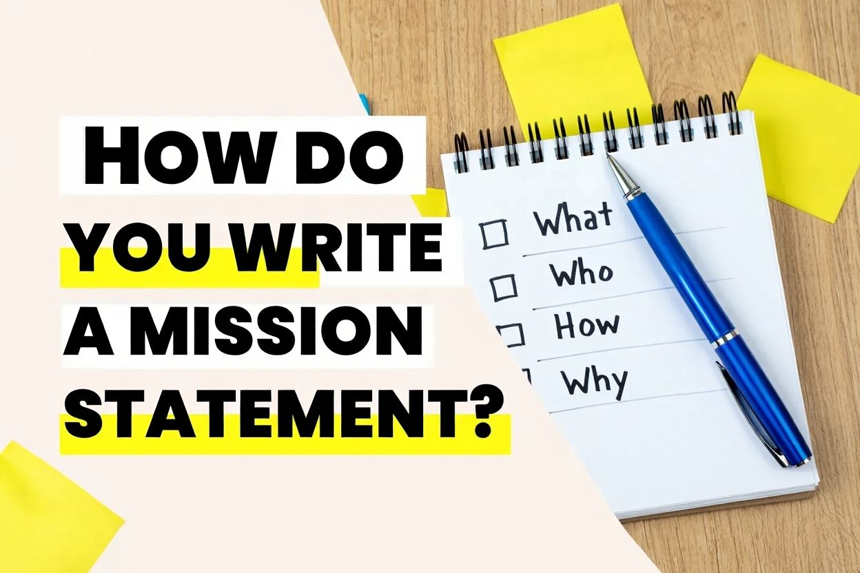 How do you write a mission statement