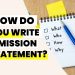 How do you write a mission statement