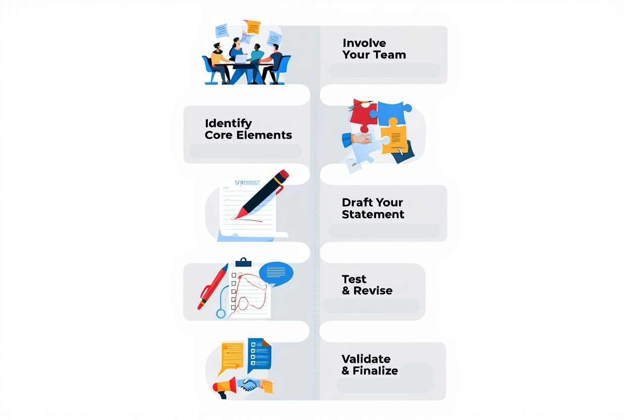 How do you write a mission statement (Step-by-step process)