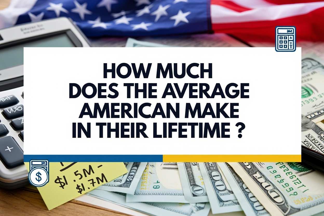 How much does the average American make in their lifetime