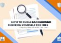 How to run a background check on yourself for free thumbnail