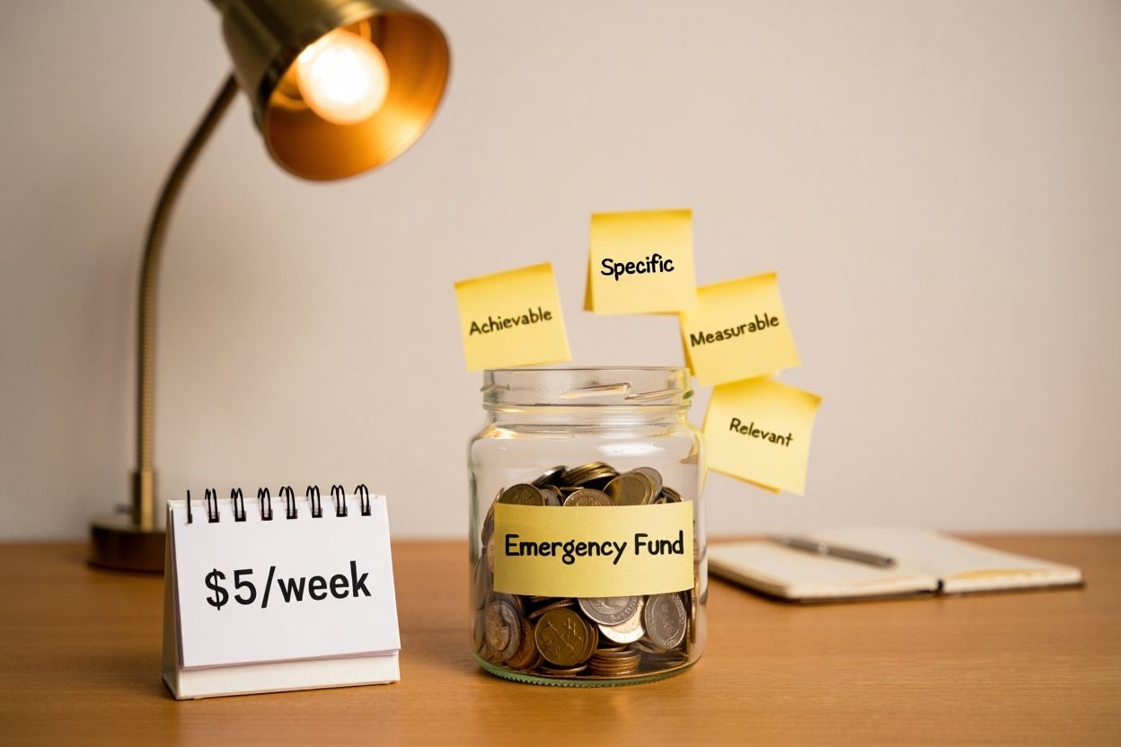 How to set realistic savings goals on a low income