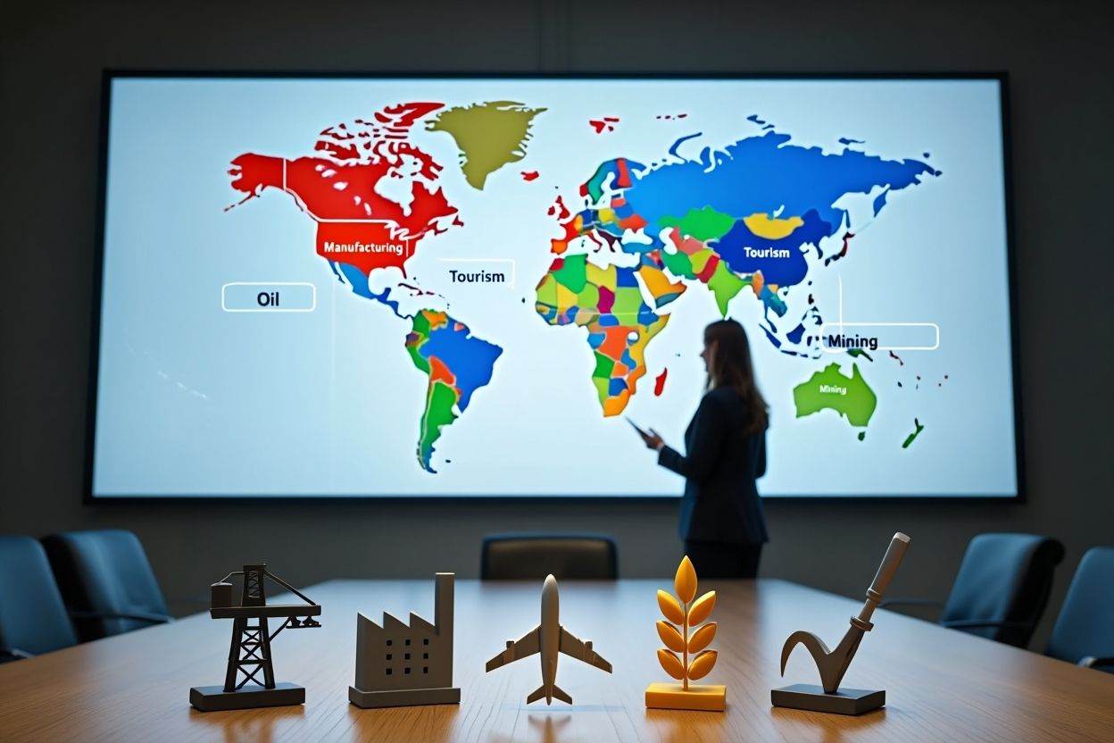 Regional and sectoral patterns in fastest growing markets