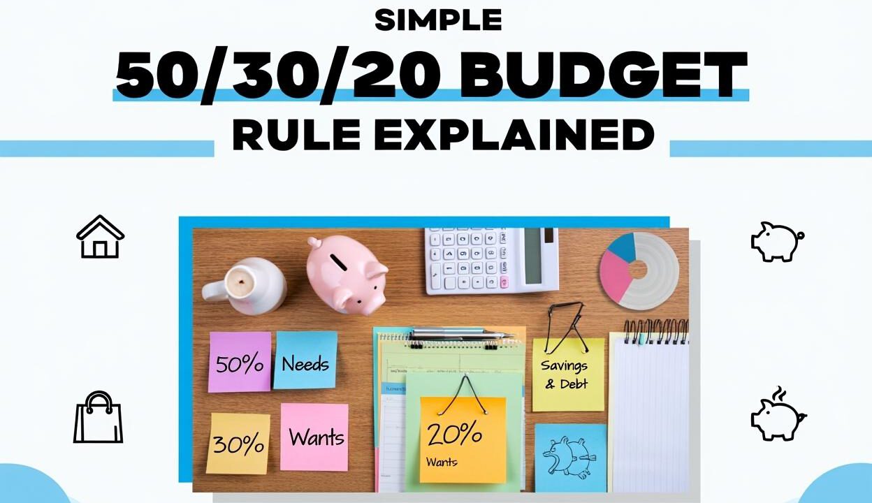 Simple 50/30/20 budget rule explained