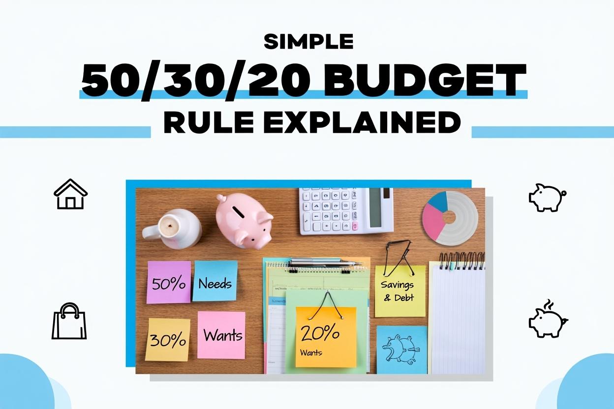 Simple 50/30/20 budget rule explained