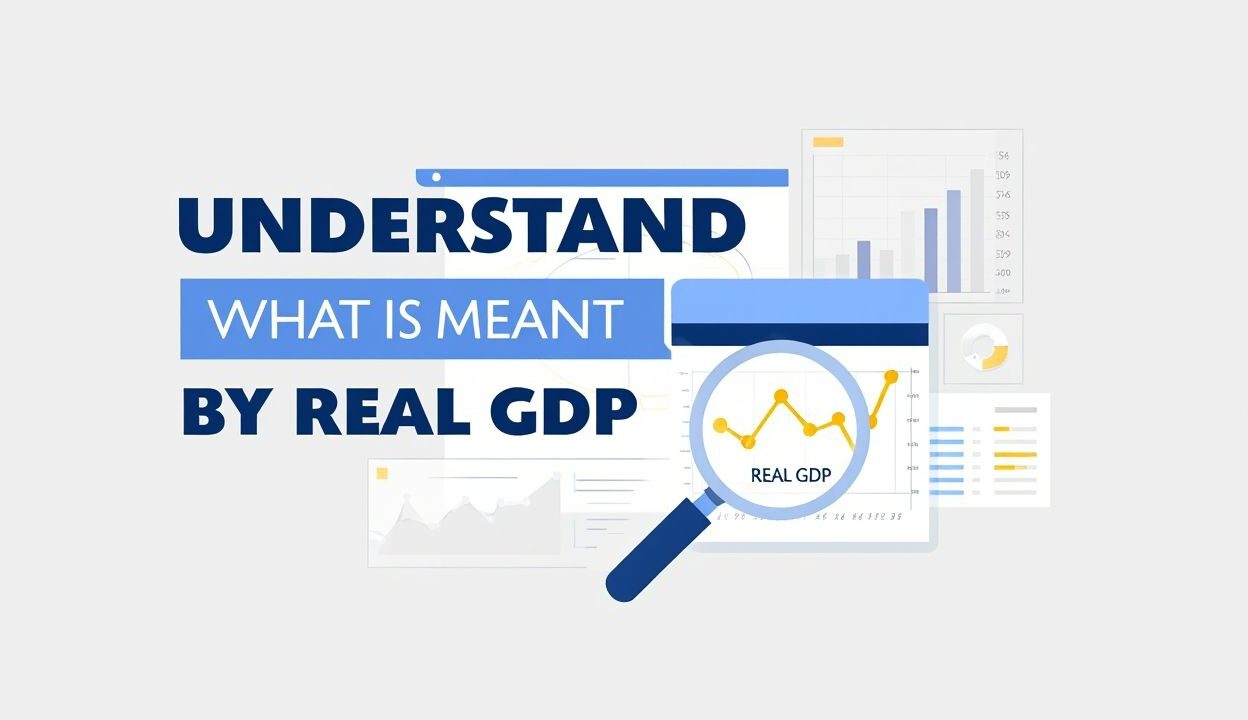 Understand what is meant by real GDP fast
