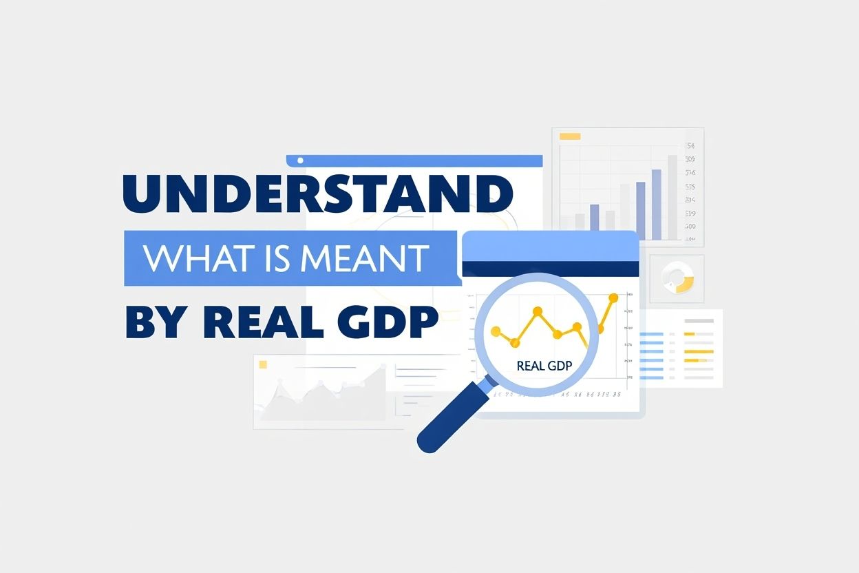 Understand what is meant by real GDP fast