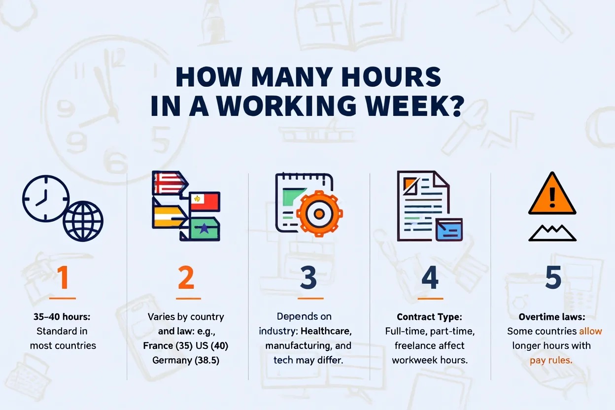 What defines a working week
