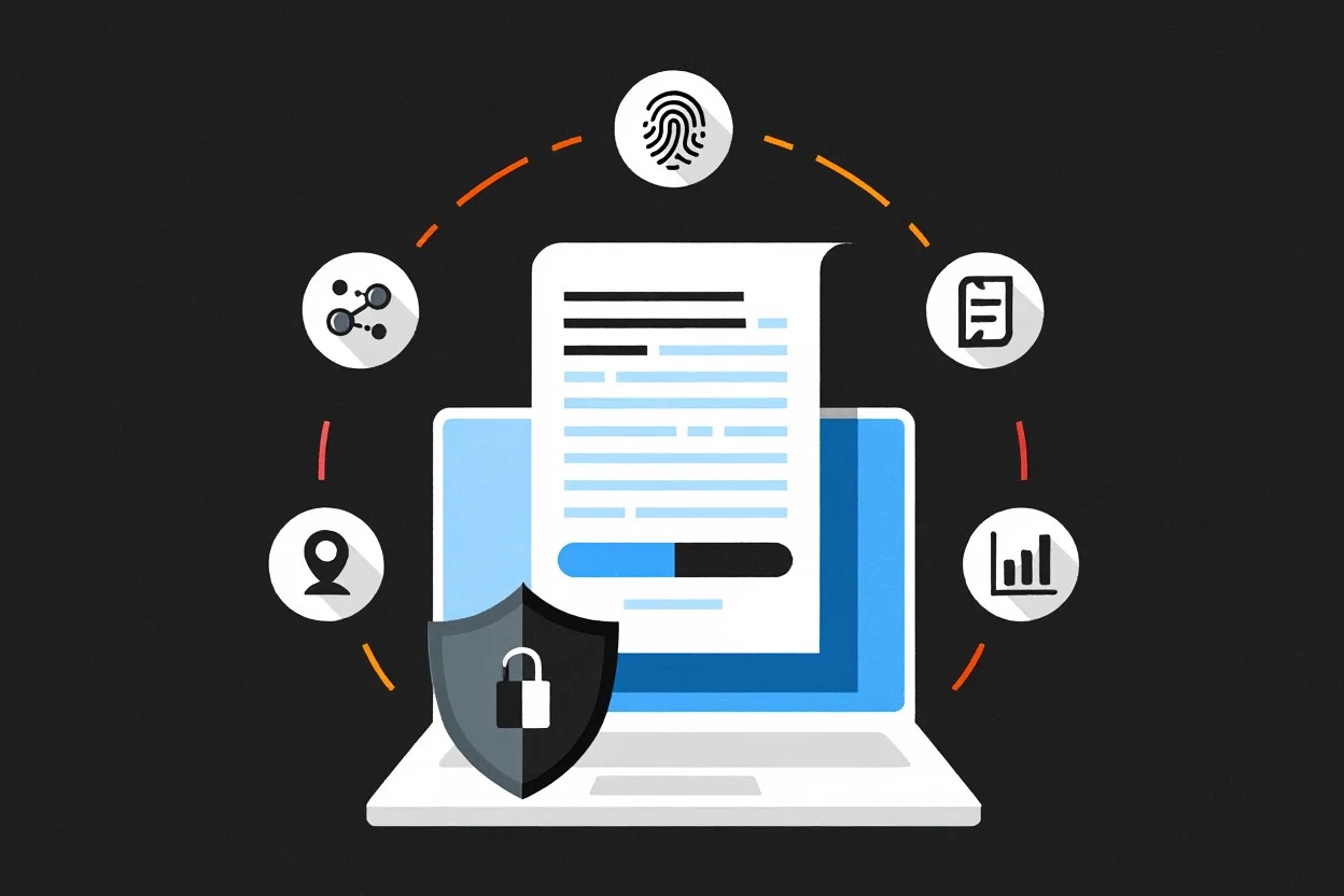 What information shows up in a background check