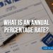 What is an annual percentage rate