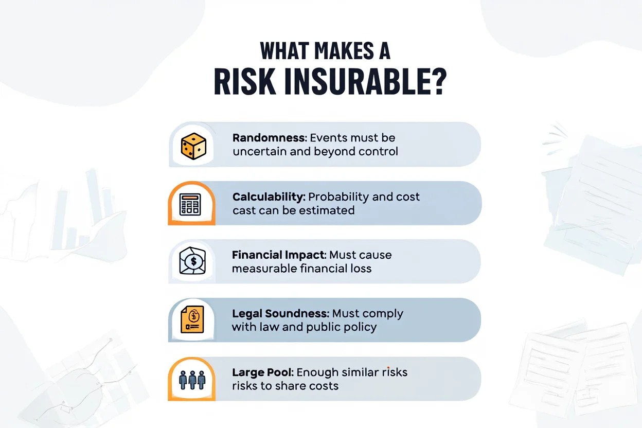 What makes a risk insurable