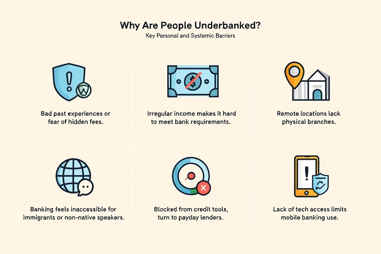 Why do people become underbanked?
