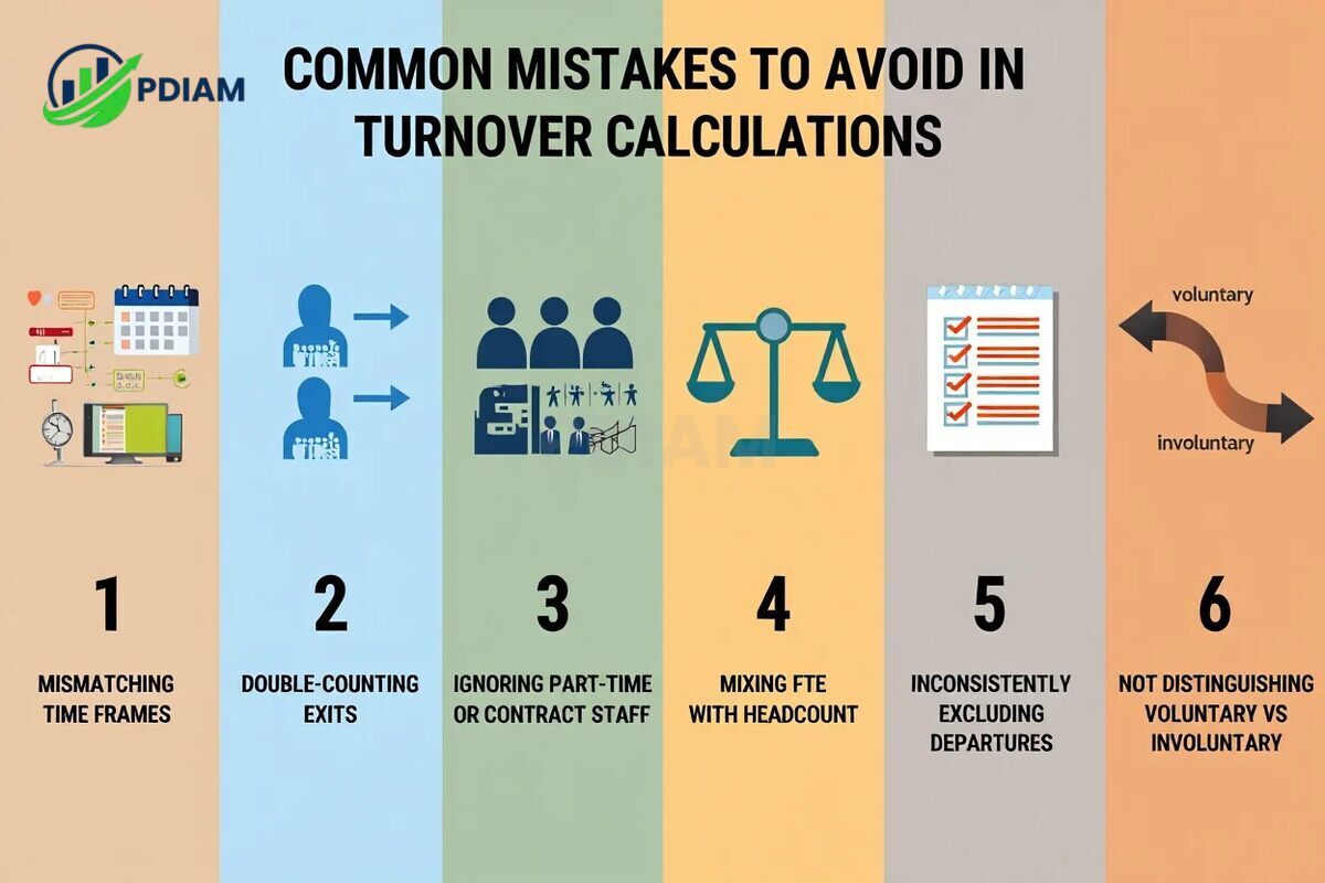 Common mistakes to avoid in turnover calculations