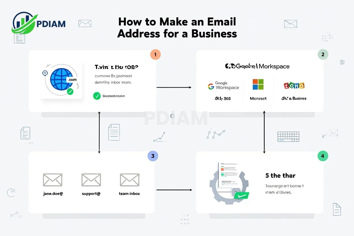 How to make an email address for a business step-by-step