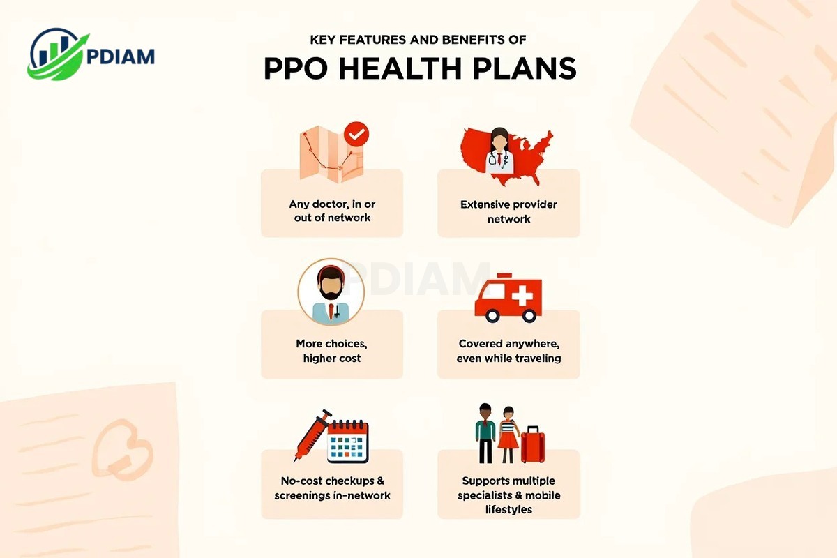 Key features and benefits of PPO health plans