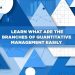 Learn What are the Branches of quantitative management easily