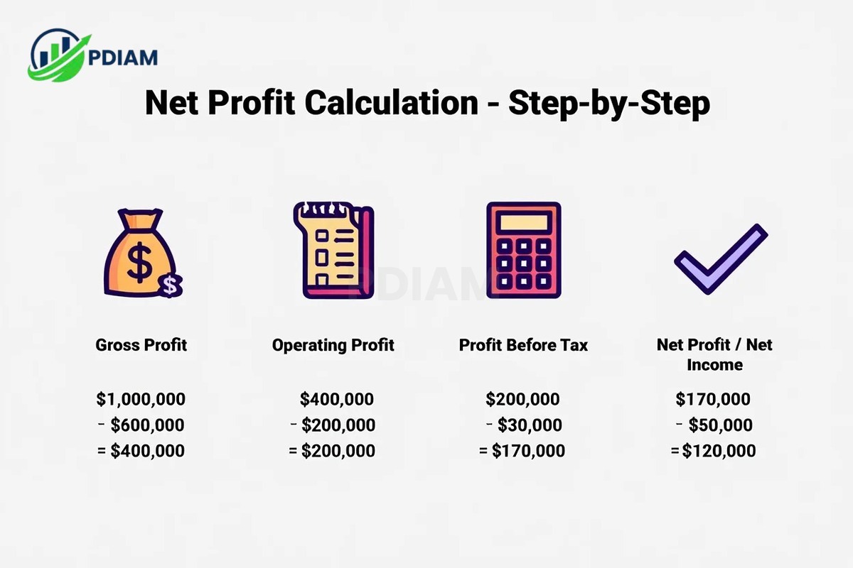 Step-by-step calculation
