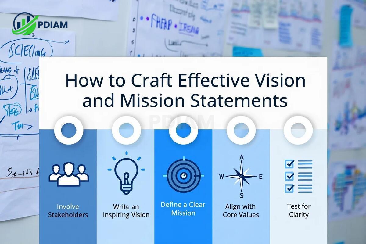 Step-by-step how to craft effective vision and mission statements