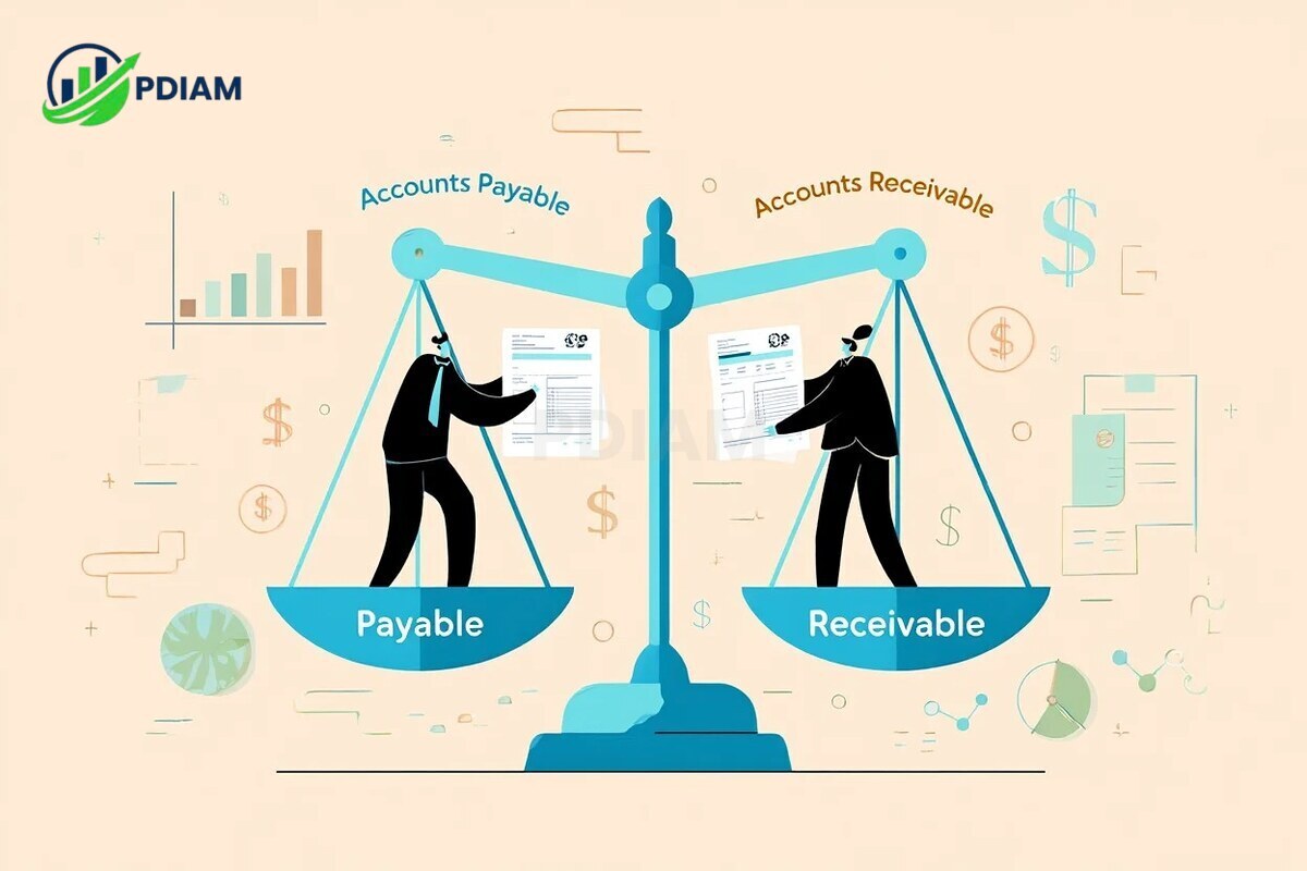What are accounts payable and accounts receivable