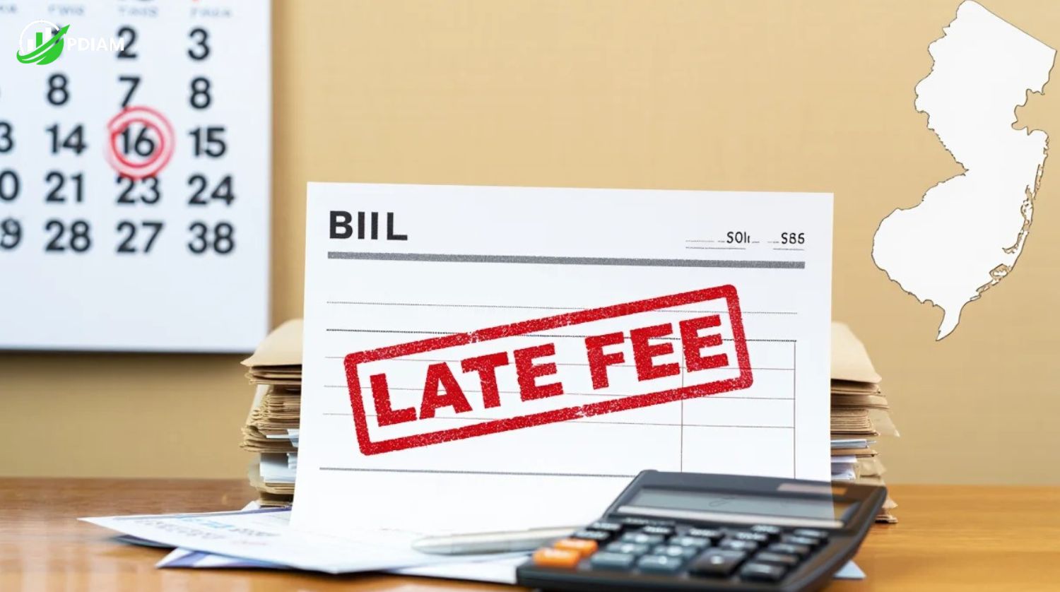 What are new jersey finance agreement max late fees